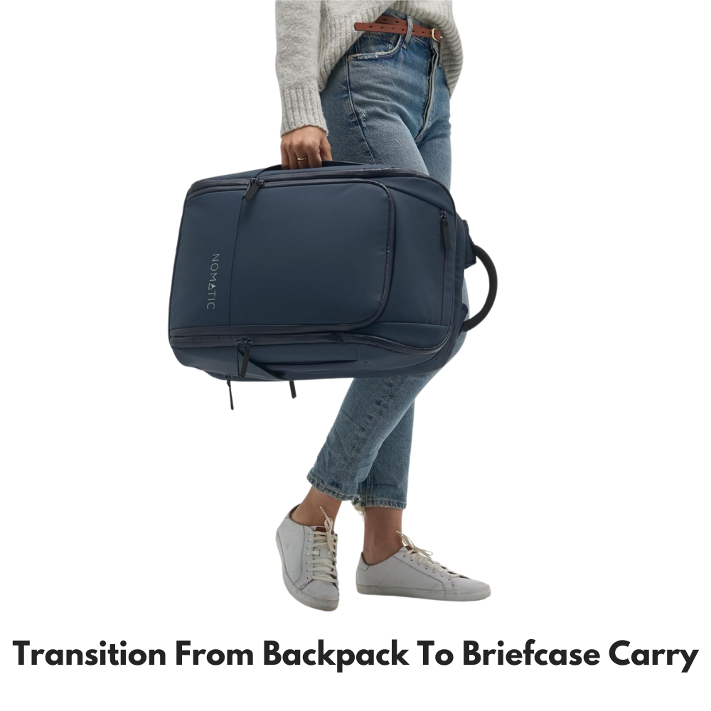 Nomatic Travel Pack Briefcase Mode - Versatile and Lightweight Travel Backpack 2025