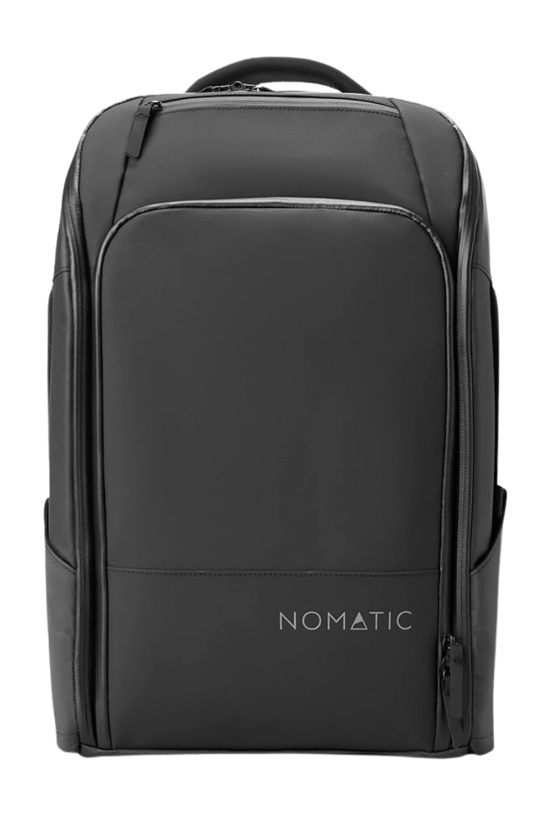 Nomatic Travel Pack Front View - Best Durable and Stylish Carry-On Backpack for Travel 2025. best carry-on backpacks 2025