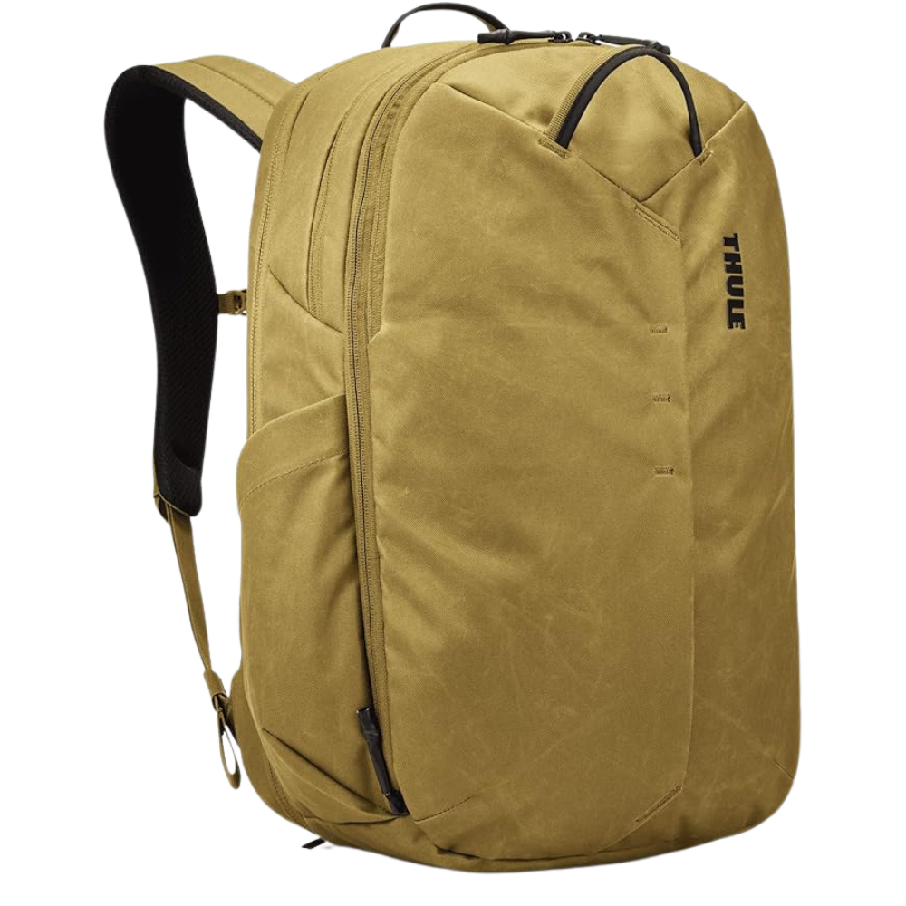 Nutria Thule Aion 28L Backpack – A Thule Aion 28L backpack in a warm Nutria color, offering versatile storage, a padded laptop sleeve, and a comfortable carry for everyday use.