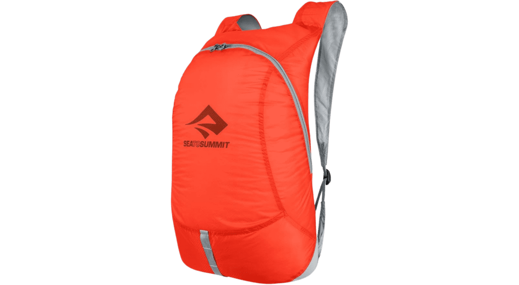 Sea to Summit Ultra-Sil Day Pack 20L – Best ultralight day pack 2025 made from Cordura nylon, water-resistant, minimalist design, perfect for travel and hiking.