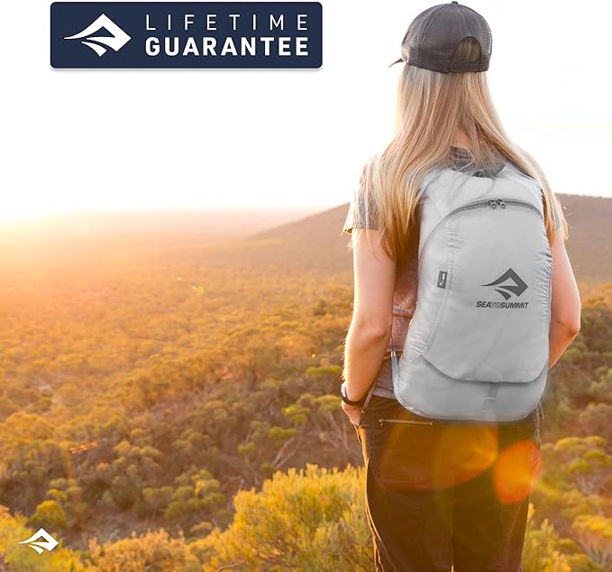 Sea to Summit Ultra-Sil Day Pack 20L – Best ultralight day pack 2025 made from Cordura nylon, water-resistant, minimalist design, perfect for travel and hiking.